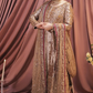 Luxury Shimmer Embroidered Koti Style Suit with Addawork | RTW