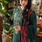 Dark Green Luxury Heavy Embroidered Chiffon 3-Piece Ready-to-Wear