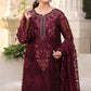 03 piece Embroidered Chiffon Suit - Ready To Wear