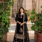 Black Sequin Garara Suit | Stitched 3-Piece Dress