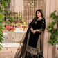 Black Sequin Garara Suit | Stitched 3-Piece Dress