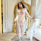 Embroidery White 3PCS Suit  Collection For Women