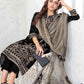 03-Piece Stitched Velvet Suit With Maysori Dupatta