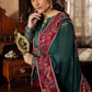 Dark Green Luxury Heavy Embroidered Chiffon 3-Piece Ready-to-Wear