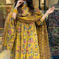Cotton Anarkali 3Pcs Kurti & Palazzo Set with Dupatta | Ready To Wear
