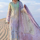 Pastel Chikankari Embroidered Lawn Suit with Organza Dupatta |RTW